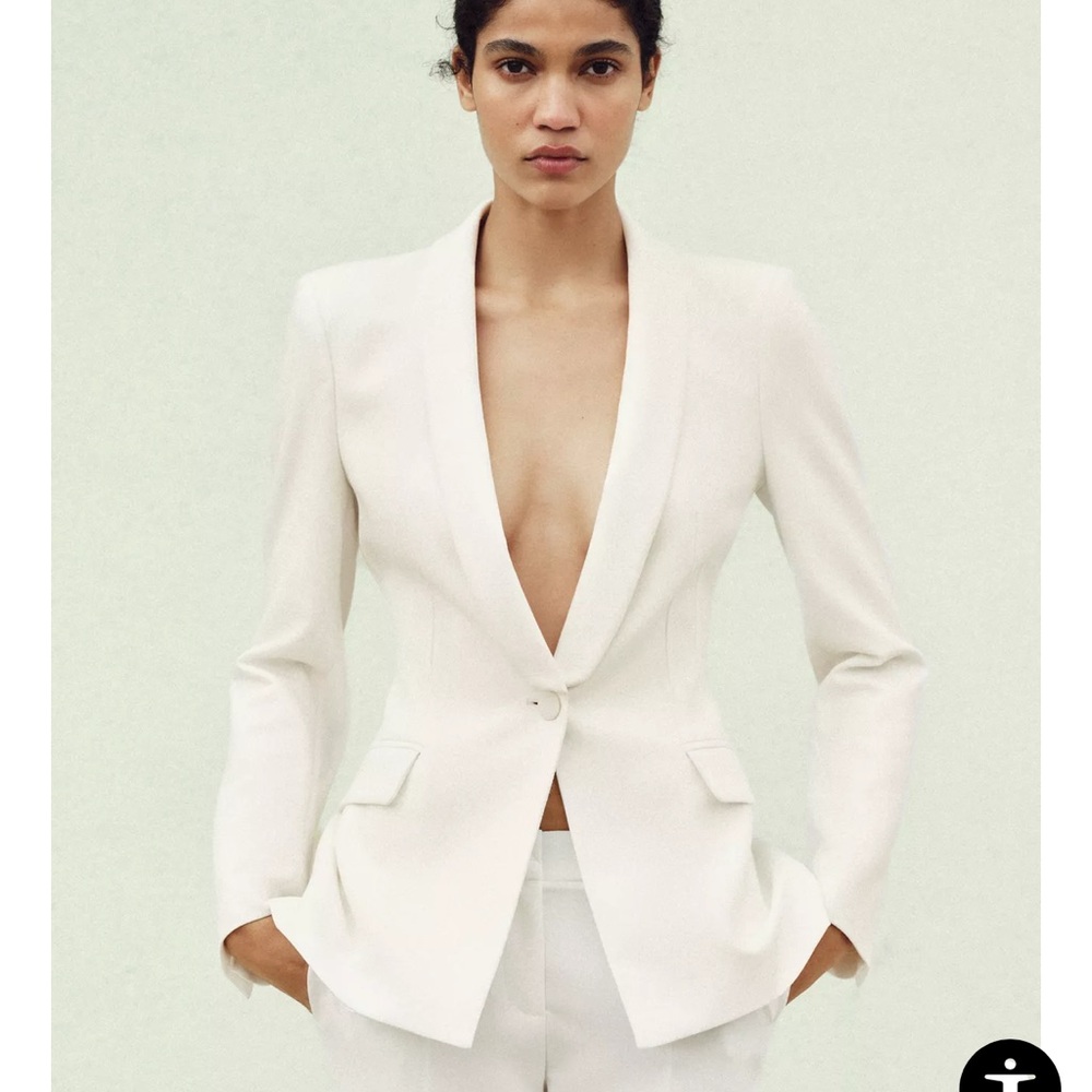 Zara Cream Women's Blazer